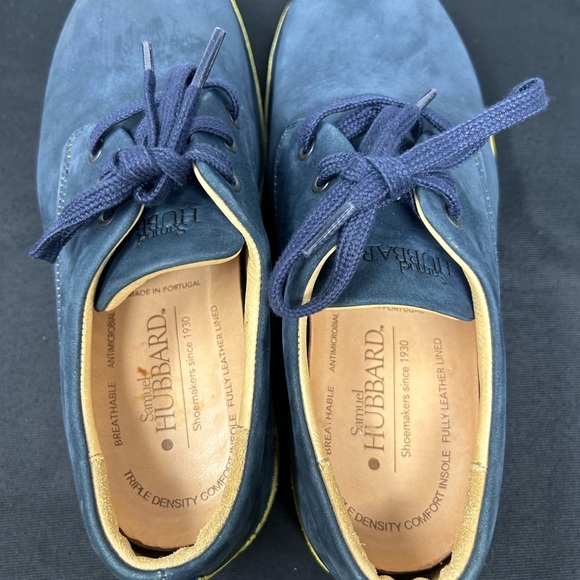 Samuel Hubbard “Hubbard Free” Casual Walking Shoe Navy Leather Men’s Siz… - Picture 6 of 8